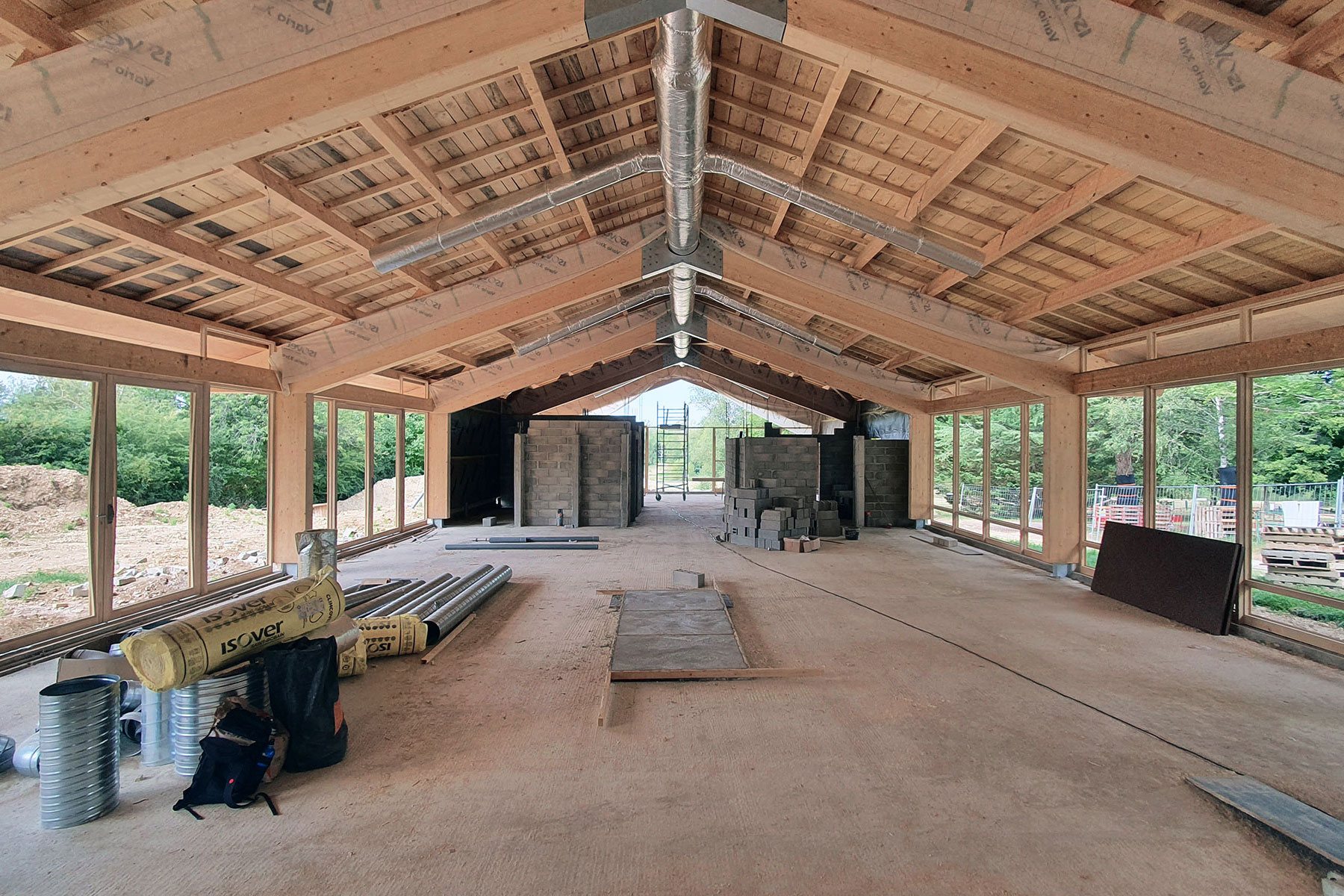 Panorama, bureau d’architecture : MSF : Construction d'une salle polyvalente