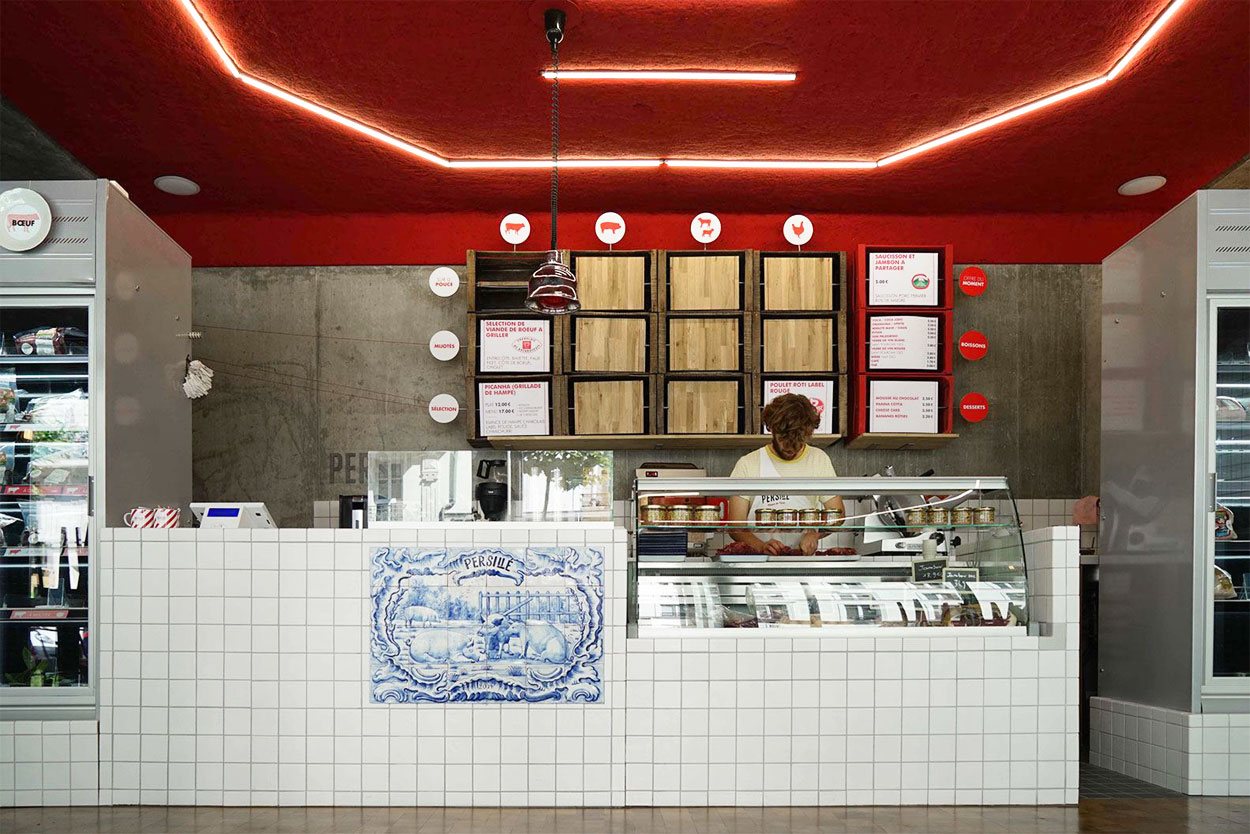 Panorama, bureau d’architecture : MDV : Boucherie/restaurant