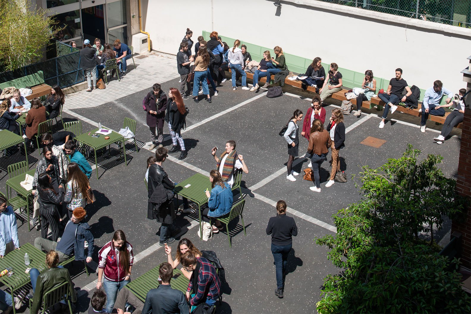 Panorama, bureau d’architecture : EPP : Cour de l'École de Psychologues Praticiens