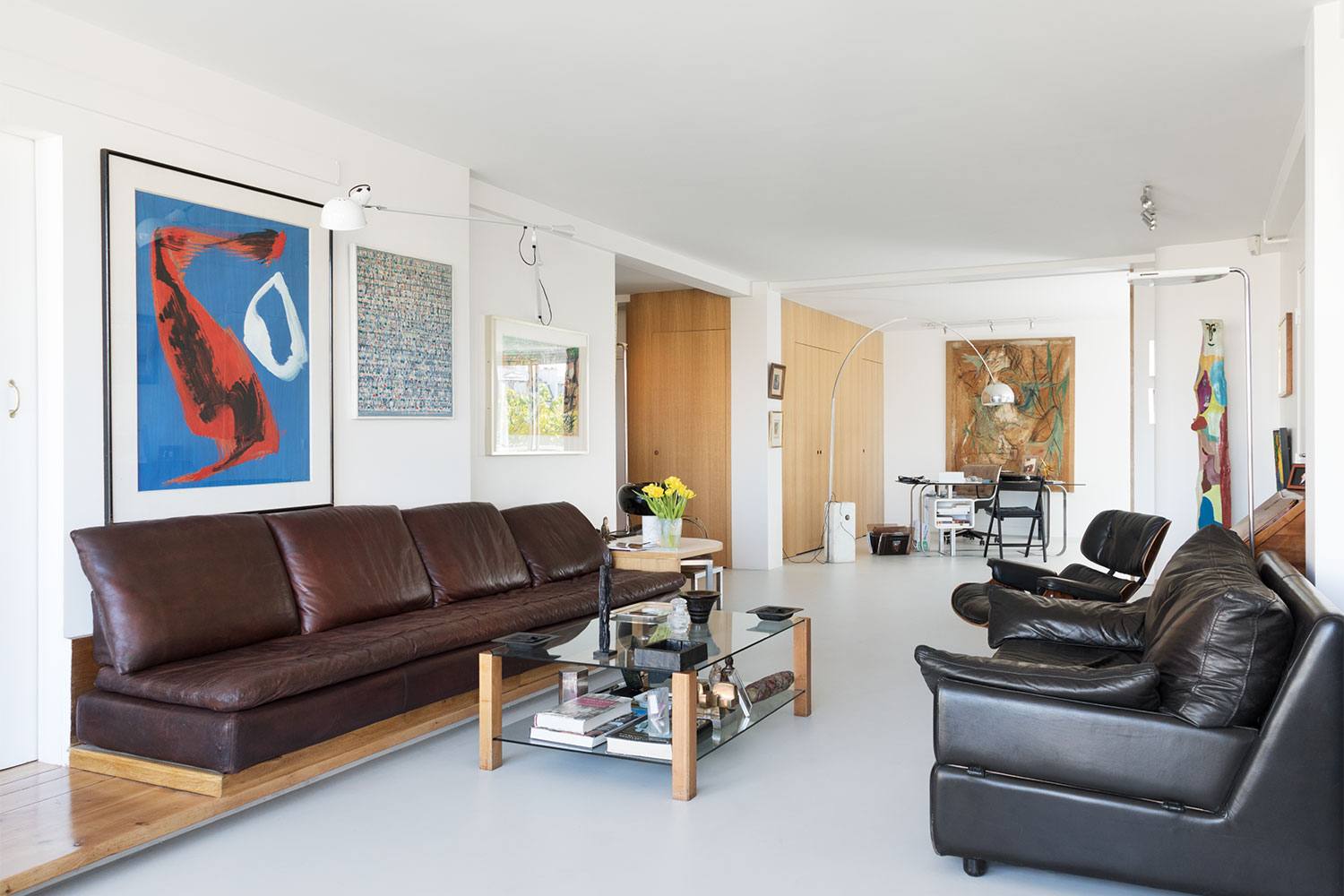 Panorama, bureau d’architecture : TWS : Réunion de deux appartements