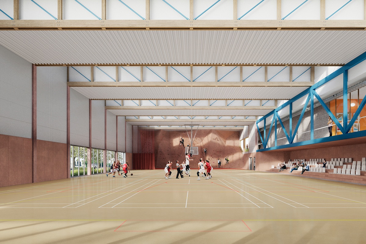 Panorama, bureau d’architecture : MME : Construction d'un équipement sportif